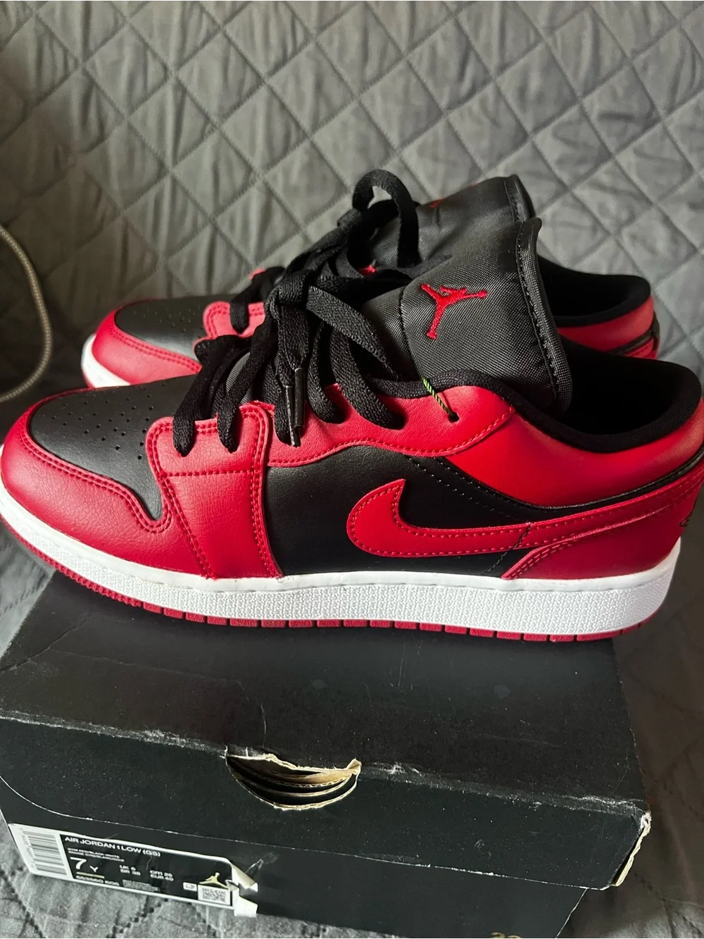 Nike Air Jordan 1 Low - Red and Black